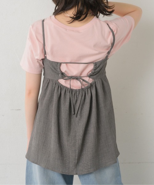 RETRO GIRL（レトロガール）の「キャミビスチェ（キャミソール・レディース・ダークグレー/ナチュラル/ブラック・FREE）」の13枚目の写真