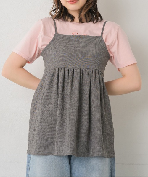 RETRO GIRL（レトロガール）の「キャミビスチェ（キャミソール・レディース・ダークグレー/ナチュラル/ブラック・FREE）」の11枚目の写真