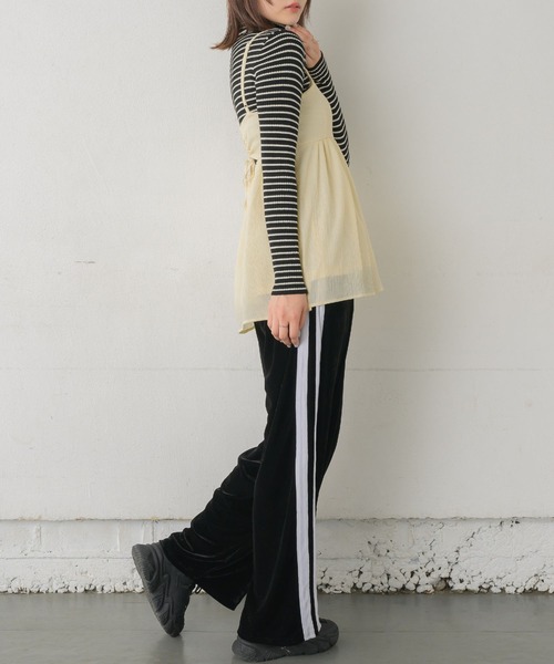 RETRO GIRL（レトロガール）の「キャミビスチェ（キャミソール・レディース・ダークグレー/ナチュラル/ブラック・FREE）」の9枚目の写真