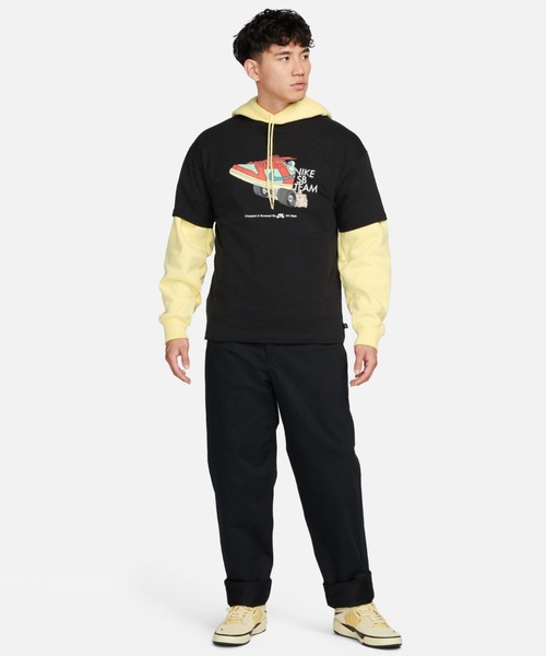 NIKE SB(ナイキエスビー)の「NIKE SB/ナイキエスビー Tシャツ ダンクチーム クルーネック FJ1138-010/FJ1138-100(Tシャツ/カットソー・メンズ・ブラック/ホワイト・M/L/XL)」の12枚目の写真