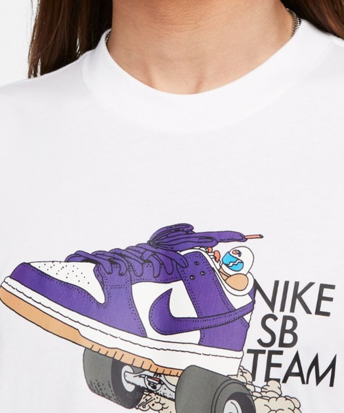 NIKE SB(ナイキエスビー)の「NIKE SB/ナイキエスビー Tシャツ ダンクチーム クルーネック FJ1138-010/FJ1138-100(Tシャツ/カットソー・メンズ・ブラック/ホワイト・M/L/XL)」の5枚目の写真