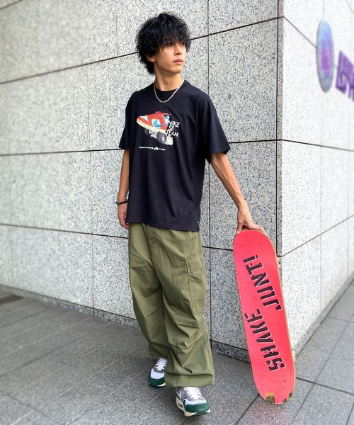 NIKE SB(ナイキエスビー)の「NIKE SB/ナイキエスビー Tシャツ ダンクチーム クルーネック FJ1138-010/FJ1138-100(Tシャツ/カットソー・メンズ・ブラック/ホワイト・M/L/XL)」の16枚目の写真