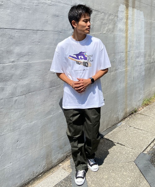 NIKE SB(ナイキエスビー)の「NIKE SB/ナイキエスビー Tシャツ ダンクチーム クルーネック FJ1138-010/FJ1138-100(Tシャツ/カットソー・メンズ・ブラック/ホワイト・M/L/XL)」の21枚目の写真