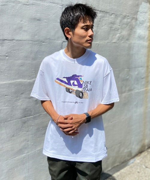 NIKE SB(ナイキエスビー)の「NIKE SB/ナイキエスビー Tシャツ ダンクチーム クルーネック FJ1138-010/FJ1138-100(Tシャツ/カットソー・メンズ・ブラック/ホワイト・M/L/XL)」の18枚目の写真