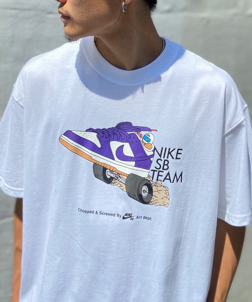 NIKE SB(ナイキエスビー)の「NIKE SB/ナイキエスビー Tシャツ ダンクチーム クルーネック FJ1138-010/FJ1138-100(Tシャツ/カットソー・メンズ・ブラック/ホワイト・M/L/XL)」の19枚目の写真