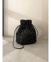 Ungrid | スパンコール巾着バック(ハンドバッグ)