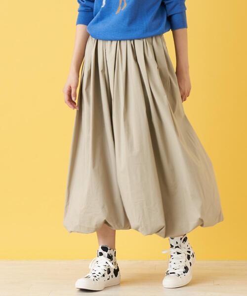 Torrazzo Donna（トラッゾドンナ）の「ギャザーバルーンスカート（スカート・レディース・ブラック/サックスブルー/クリアグリーン・2）」の20枚目の写真