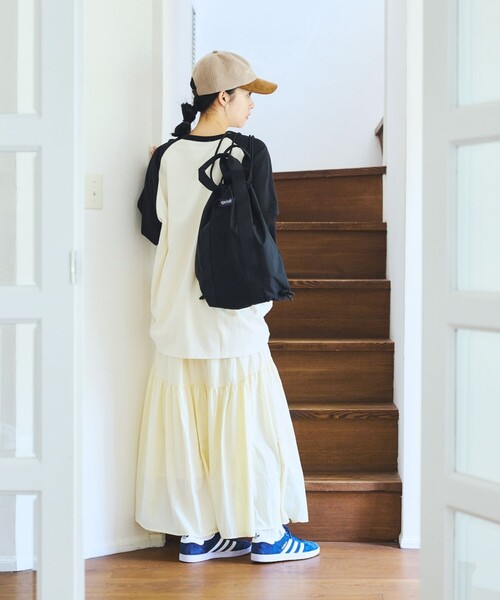 FREAK'S STORE(フリークスストア)の「TOWN CRAFT × FREAK'S STORE/タウンクラフト 別注 ベースボール ロンT(Tシャツ/カットソー・レディース・ダークネイビー/ブラック/ネイビー/ブラウン/グリーン・フリ-)」の17枚目の写真
