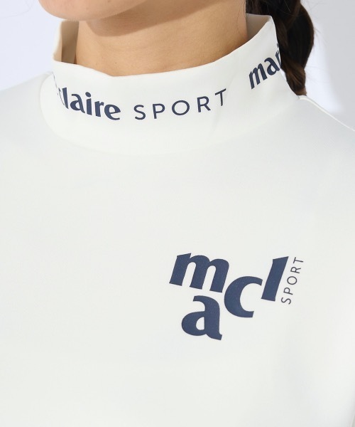marie claire(マリ・クレール)の「【marie claire:マリ.クレール】レディース長袖モックネックシャツ(スウェット・レディース・ブラック/ネイビー/ホワイト・MEDIUM/LARGE/SMALL/X-LARGE)」の20枚目の写真