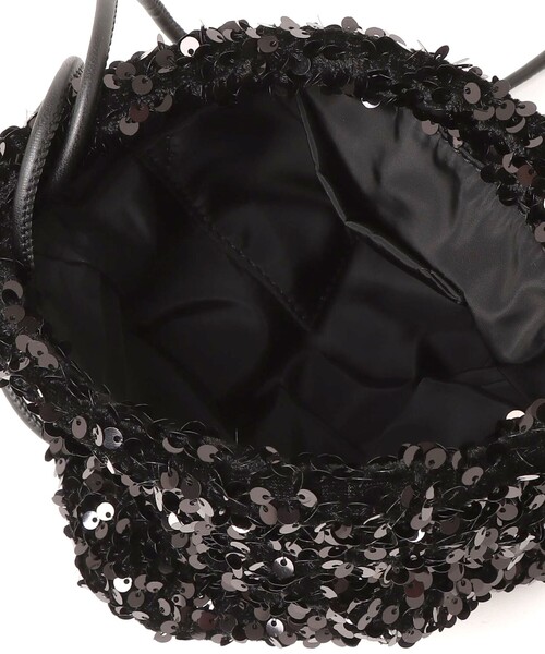 JETEE（ジュテ）の「【JETEE/ジュテ】スパンコール巾着ショルダーバッグ（ショルダーバッグ・レディース・ダークグリーン/ブラック・FREE）」の7枚目の写真