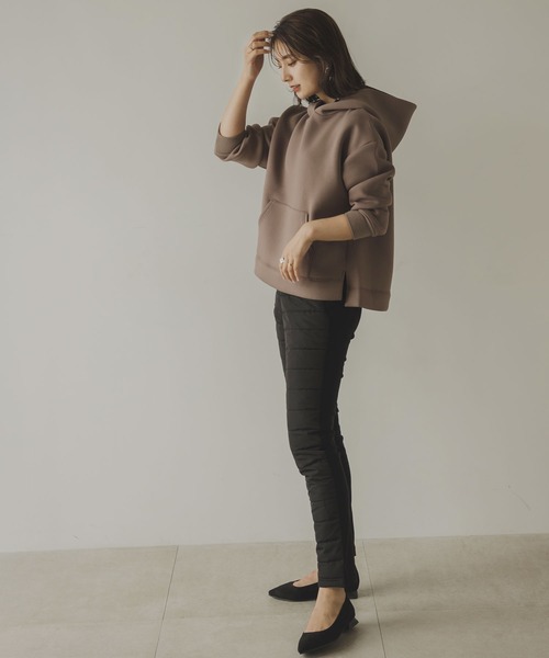 rectangle(レクタングル)の「フェイクダウンパンツ(その他パンツ・レディース・オフホワイト/ブラック・MEDIUM/LARGE)」の12枚目の写真