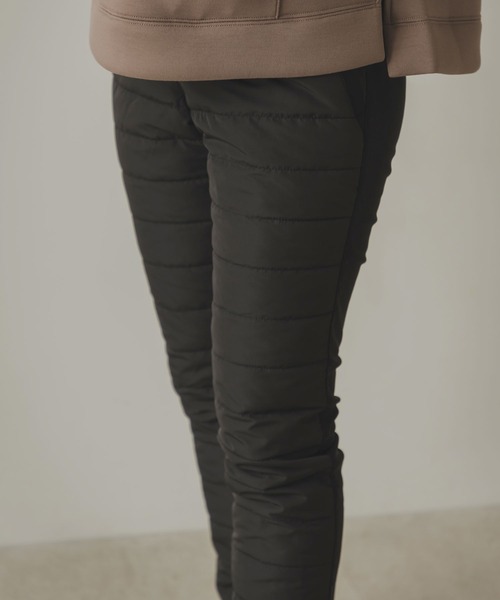 rectangle(レクタングル)の「フェイクダウンパンツ(その他パンツ・レディース・オフホワイト/ブラック・MEDIUM/LARGE)」の15枚目の写真