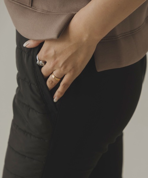 rectangle(レクタングル)の「フェイクダウンパンツ(その他パンツ・レディース・オフホワイト/ブラック・MEDIUM/LARGE)」の21枚目の写真