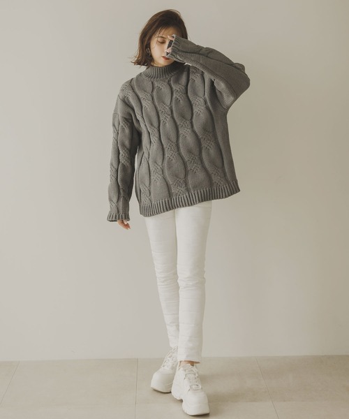 rectangle(レクタングル)の「フェイクダウンパンツ(その他パンツ・レディース・オフホワイト/ブラック・MEDIUM/LARGE)」の3枚目の写真
