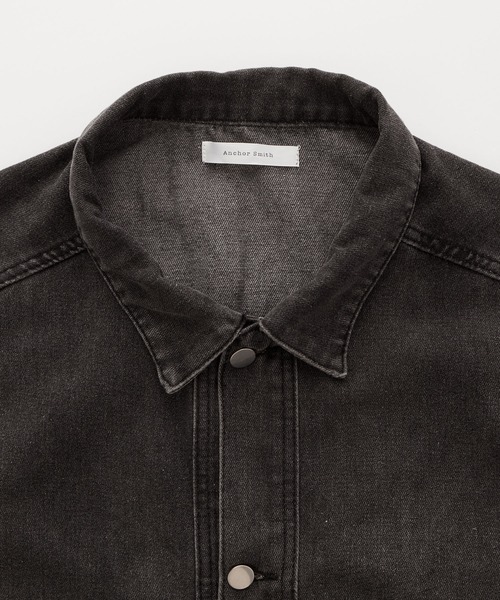 Anchor Smith(アンカー スミス)の「ヴィンテージライクビッグシルエットデニムベスト(ベスト・メンズ・ブルー/ブラック・FREE)」の22枚目の写真