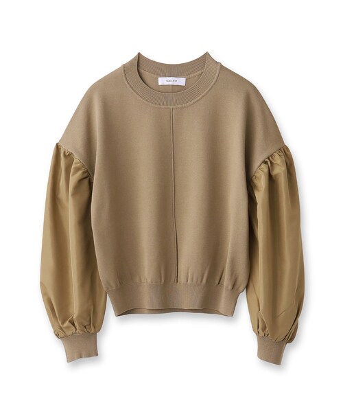 GALLEST（ギャレスト）の「ボリュームスリーブニット（ニット/セーター・レディース・サンドベージュ/ベビーピンク/アイボリー/ブラック・05/38）」の5枚目の写真