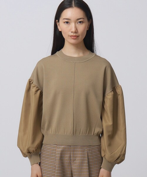 GALLEST（ギャレスト）の「ボリュームスリーブニット（ニット/セーター・レディース・サンドベージュ/ベビーピンク/アイボリー/ブラック・05/38）」の6枚目の写真