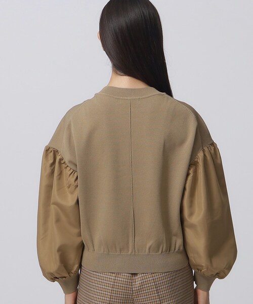 GALLEST（ギャレスト）の「ボリュームスリーブニット（ニット/セーター・レディース・サンドベージュ/ベビーピンク/アイボリー/ブラック・05/38）」の8枚目の写真