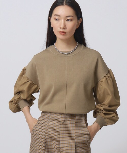 GALLEST（ギャレスト）の「ボリュームスリーブニット（ニット/セーター・レディース・サンドベージュ/ベビーピンク/アイボリー/ブラック・05/38）」の13枚目の写真