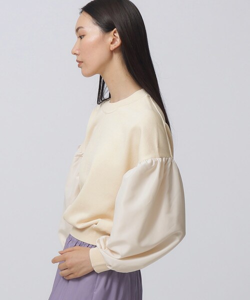 GALLEST（ギャレスト）の「ボリュームスリーブニット（ニット/セーター・レディース・サンドベージュ/ベビーピンク/アイボリー/ブラック・05/38）」の17枚目の写真