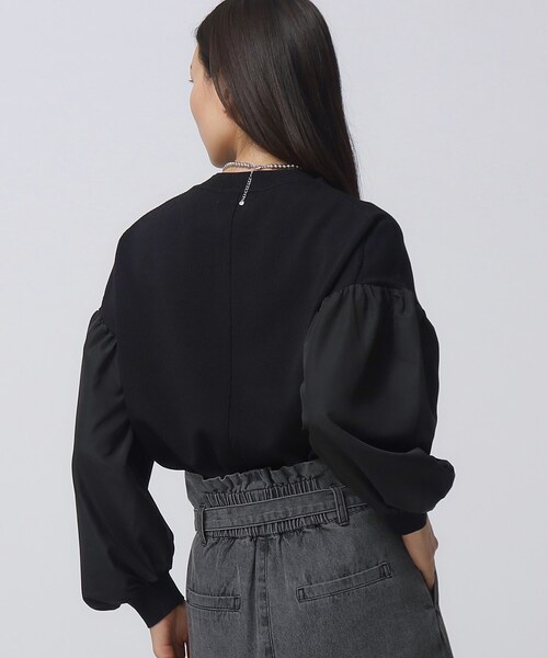 GALLEST（ギャレスト）の「ボリュームスリーブニット（ニット/セーター・レディース・サンドベージュ/ベビーピンク/アイボリー/ブラック・05/38）」の22枚目の写真