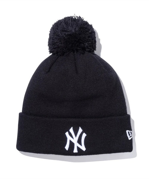 NEW ERA/ニューエラ ビーニー MLB ポンポンニット リブ POM PON