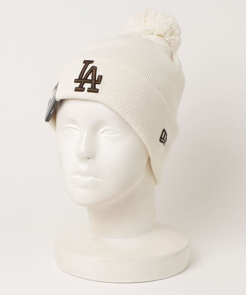 N°21 × NEW ERA ポンポンニット POM-PON KNIT NEW ERA/ニューエラ ビーニー MLB ポンポンニット リブ POM PON KNIT