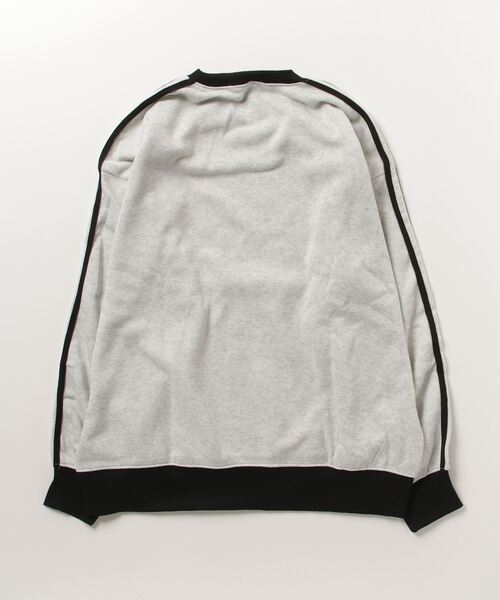 FUNALIVE（ファンアライブ）の「Line brushed sweatshirt sweatshirt / ライン入り裏起毛スウェットトレーナー unisex（スウェット・メンズ・ヘザーチャコール/グレイッシュベージュ/ブラック/パープル/オートミール・M/L/XL）」の6枚目の写真