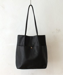 Per sist ence | フェイクレザーシンプルタックトート(トートバッグ)