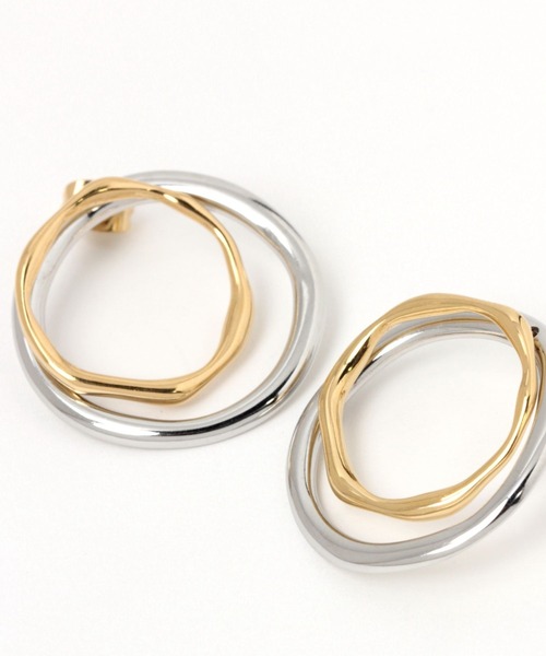 LEPSIM（レプシィム）の「【MIXステンレス】ピアス　993777（ピアス（両耳用）・レディース・ゴールド系その他3/ゴールド系その他/ゴールド系その他2/ゴールド系その他4・ONE SIZE）」の14枚目の写真