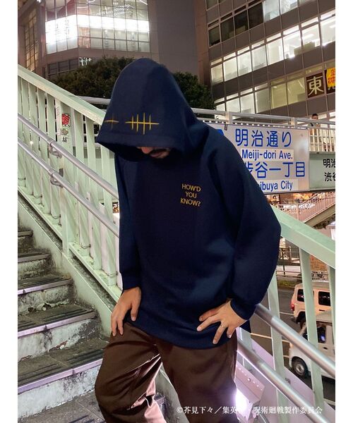 【呪術廻戦×MURUA】夏油傑ボンディングパーカー 呪術廻戦×MURUA】夏油傑ボンディングパーカー（Tシャツ