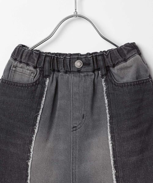 BAYFLOW(ベイフロー)の「セパレートデニムスカート(KIDS)(デニムスカート・キッズ・インディゴブルー/ブラック・110cm/120cm/130cm/140cm/150cm)」の8枚目の写真