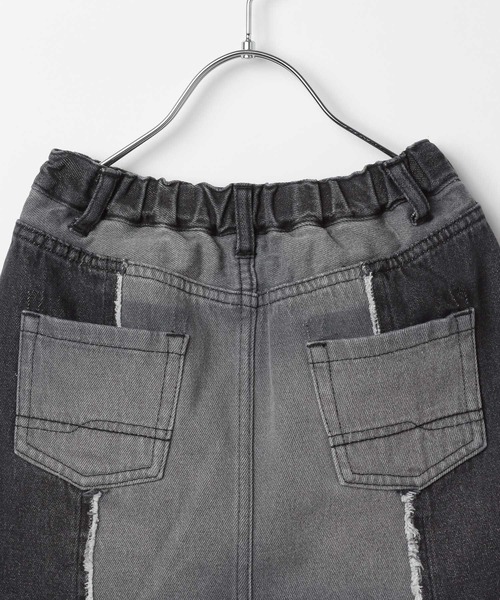 BAYFLOW(ベイフロー)の「セパレートデニムスカート(KIDS)(デニムスカート・キッズ・インディゴブルー/ブラック・110cm/120cm/130cm/140cm/150cm)」の5枚目の写真