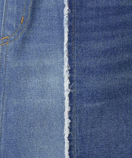 BAYFLOW(ベイフロー)の「セパレートデニムスカート(KIDS)(デニムスカート・キッズ・インディゴブルー/ブラック・110cm/120cm/130cm/140cm/150cm)」の4枚目の写真