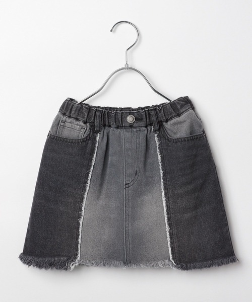 BAYFLOW(ベイフロー)の「セパレートデニムスカート(KIDS)(デニムスカート・キッズ・インディゴブルー/ブラック・110cm/120cm/130cm/140cm/150cm)」の10枚目の写真