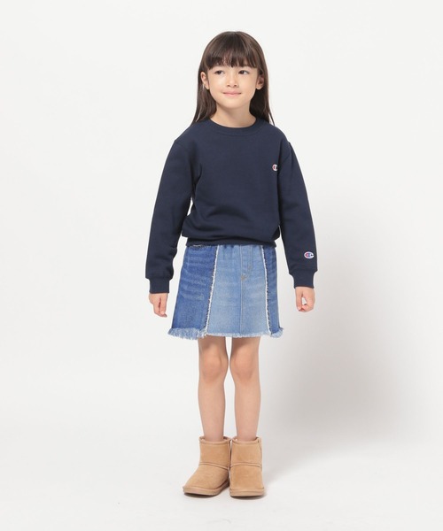 BAYFLOW(ベイフロー)の「セパレートデニムスカート(KIDS)(デニムスカート・キッズ・インディゴブルー/ブラック・110cm/120cm/130cm/140cm/150cm)」の15枚目の写真