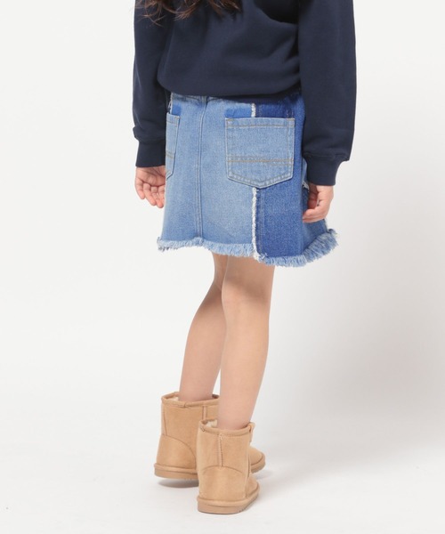 BAYFLOW(ベイフロー)の「セパレートデニムスカート(KIDS)(デニムスカート・キッズ・インディゴブルー/ブラック・110cm/120cm/130cm/140cm/150cm)」の17枚目の写真
