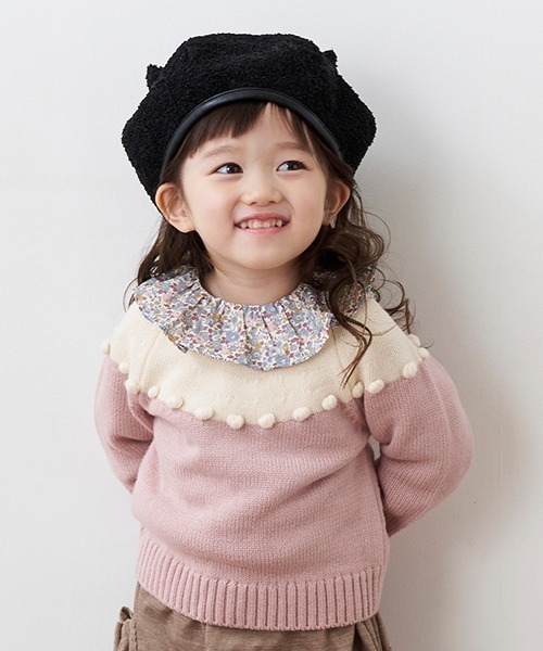 sense of wonder(センスオブワンダー)の「Betsy Anneブラウス【日本製】(シャツ/ブラウス・キッズ・チェリーピンク/グレー・90cm/110cm/100cm/120cm/130cm)」の14枚目の写真