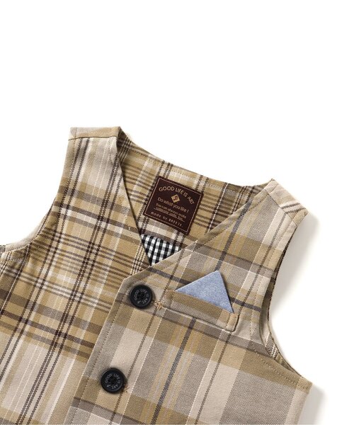 BREEZE（ブリーズ）の「【セットアップ可】フォーマルベスト（スーツベスト・キッズ・ネイビー/ベージュ・130/110/90/100/120）」の15枚目の写真