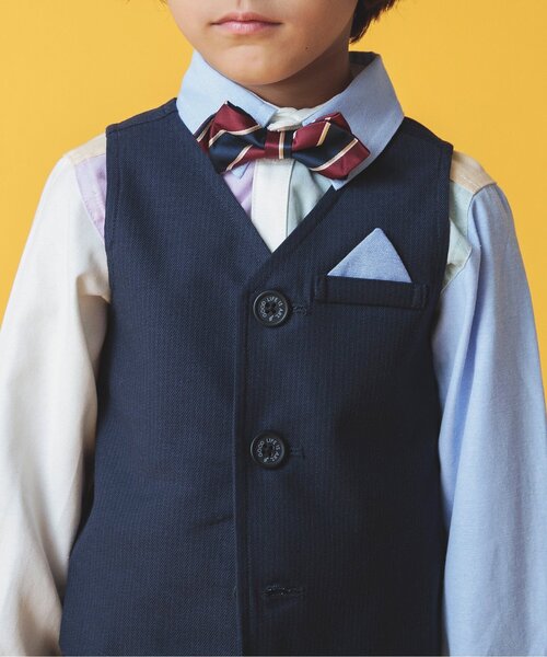 BREEZE（ブリーズ）の「【セットアップ可】フォーマルベスト（スーツベスト・キッズ・ネイビー/ベージュ・130/110/90/100/120）」の21枚目の写真
