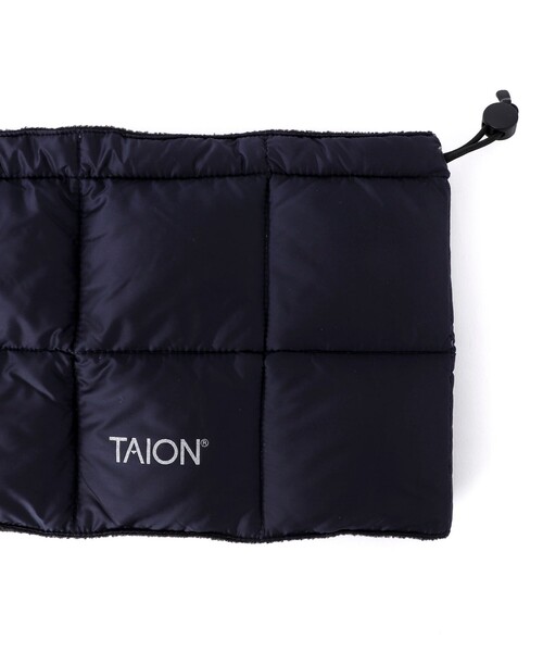 TAION（タイオン）の「【TAION/タイオン】BASIC DOWN NECK WARMER（ネックウォーマー/スヌード・メンズ・ブラック/チャコールグレー/ボルドー/ネイビー/ダークグリーン/カーキ・FREE）」の9枚目の写真