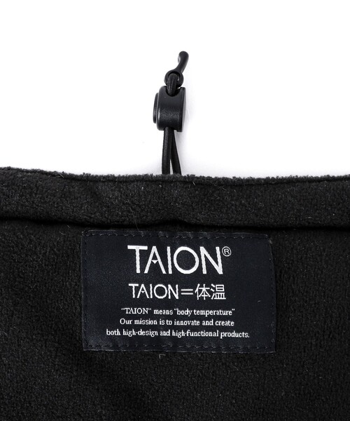 TAION（タイオン）の「【TAION/タイオン】BASIC DOWN NECK WARMER（ネックウォーマー/スヌード・メンズ・ブラック/チャコールグレー/ボルドー/ネイビー/ダークグリーン/カーキ・FREE）」の10枚目の写真