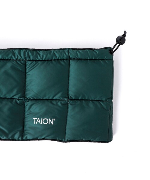 TAION（タイオン）の「【TAION/タイオン】BASIC DOWN NECK WARMER（ネックウォーマー/スヌード・メンズ・ブラック/チャコールグレー/ボルドー/ネイビー/ダークグリーン/カーキ・FREE）」の15枚目の写真