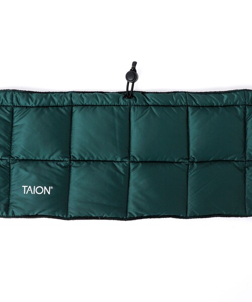 TAION（タイオン）の「【TAION/タイオン】BASIC DOWN NECK WARMER（ネックウォーマー/スヌード・メンズ・ブラック/チャコールグレー/ボルドー/ネイビー/ダークグリーン/カーキ・FREE）」の16枚目の写真