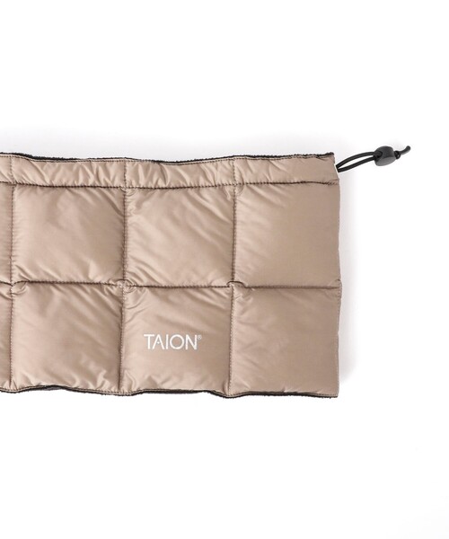 TAION（タイオン）の「【TAION/タイオン】BASIC DOWN NECK WARMER（ネックウォーマー/スヌード・メンズ・ブラック/チャコールグレー/ボルドー/ネイビー/ダークグリーン/カーキ・FREE）」の20枚目の写真