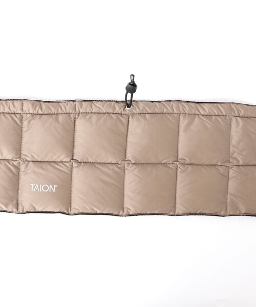 TAION（タイオン）の「【TAION/タイオン】BASIC DOWN NECK WARMER（ネックウォーマー/スヌード・メンズ・ブラック/チャコールグレー/ボルドー/ネイビー/ダークグリーン/カーキ・FREE）」の21枚目の写真