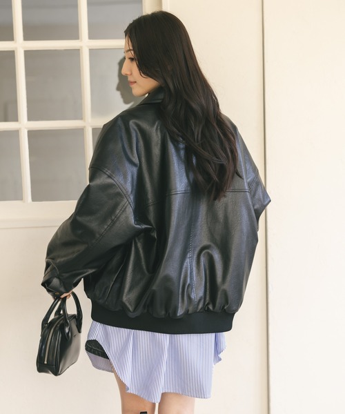 MIEL CRISHUNANT（ミエルクリシュナ）の「ストライプルーズシャツ（シャツ/ブラウス・レディース・ピンク/ブルー・FREE）」の12枚目の写真