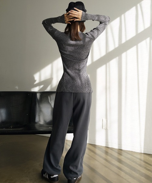 Mela(メラ)の「PARACHUTE SWEAT PT(スウェットパンツ・レディース・グレー/ブラック/ダークグレー/ライトグレー・XL/L/M/S)」の16枚目の写真