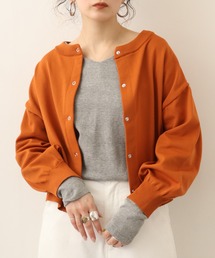 atONE キレイに鎖骨見せ!フライスVネックロングスリーブシャツ