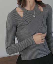 Reurie' | ã¬ã€ã€ãŒãã«ã·ã¥ã¯ãŒã«ãããã¹ / layered cachecoeur top ãªãããã 2WAY ãã«ãªãŒã㌠ã¢ã·ã³ã¡ããªãŒ ã¢ã·ã¡ ããã ãããã¹ ã¢ã¡ã¹ãª ã»ããã¢ã€ãã ã»ããã¢ãã ã¢ã¡ãªã«ã³ã¹ãªãŒã(ããã/ã»ãŒã¿ãŒ)